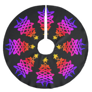 Kleurrijk KERSTBOOM MOTIEF Rok