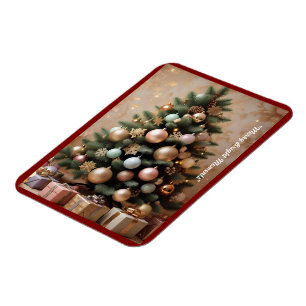 "Kleurrijk kerstdecor" Magneet