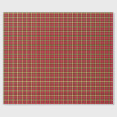 Kleurrijk kerstpatroon cadeaupapier (Vlak)