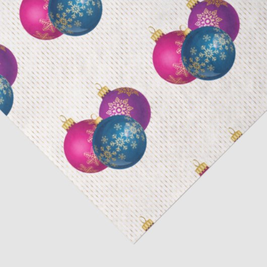 Kleurrijk kerstsierpapier tissuepapier (Detail)