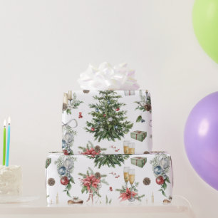 Kleurrijk kerstsymbool 2 cadeaupapier