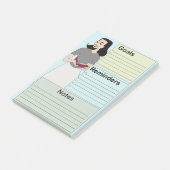 Kleurrijk Kind om lijst uit te voeren Post-it® Notes (Schuin)