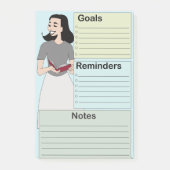 Kleurrijk Kind om lijst uit te voeren Post-it® Notes (Voorkant)