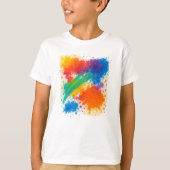 Kleurrijk Kinder T-shirt (Voorkant)