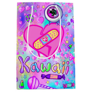 Kleurrijk Knuffel Ik Hou Van Kawaii - Midden Gesch Medium Cadeauzakje