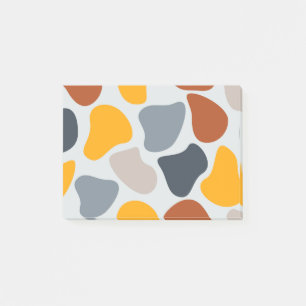 Kleurrijk, koel, trendy, modern organisch geometri post-it® notes