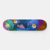 Kleurrijk koraalrif Fish Skateboard (Horizontaal)