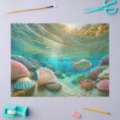 Kleurrijk koraalrif, ontwerp 1 tissuepapier (Craft)