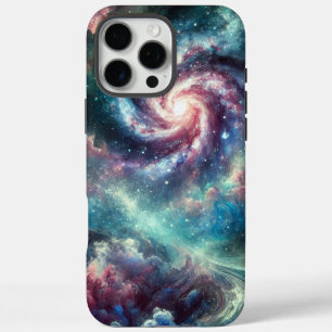 Kleurrijk Kosmisch Sterrenstelsel Spiraalvormige N iPhone 16 Pro Max Hoesje