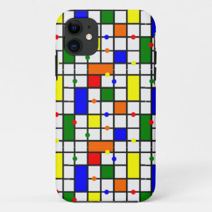 Kleurrijk kruiswoord iPhone 11 hoesje