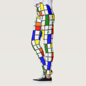 Kleurrijk kruiswoord leggings (Links)