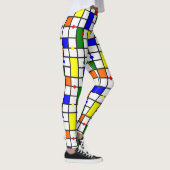 Kleurrijk kruiswoord leggings (Rechts)