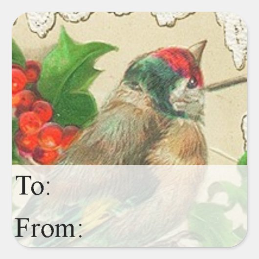  kleurrijk Label voor kerstcadeautjes (Voorkant)