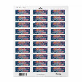 Kleurrijk label voor tekeningretour (Full Sheet)