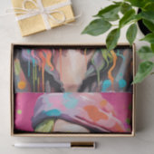 Kleurrijk Lady Decoupage papier (Geschenk)