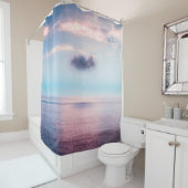 Kleurrijk landschap douchegordijn (In situ)