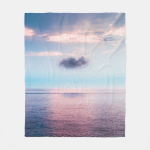 Kleurrijk landschap fleece deken