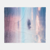 Kleurrijk landschap fleece deken (Voorkant (Horizontaal))