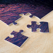 Kleurrijk landschap van de spaargeelsteen legpuzzel (Zijkant)