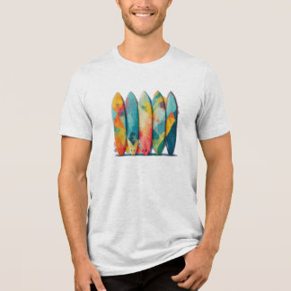 Kleurrijk lange bord T-shirt