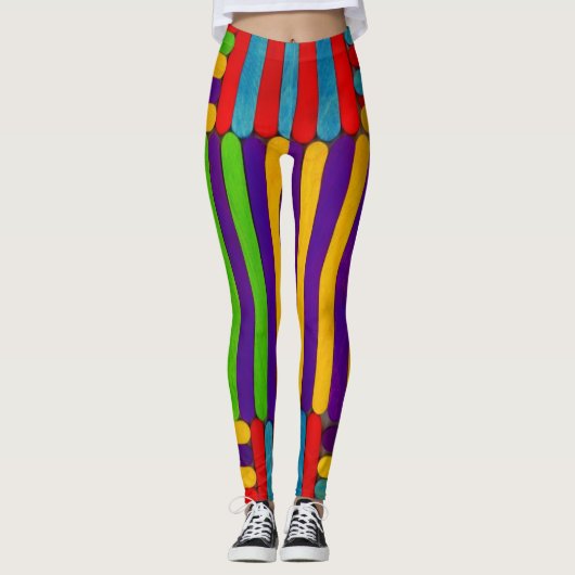 kleurrijk leggings (Voorkant)