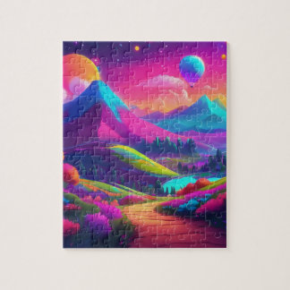 Kleurrijk Legpuzzel Landschap