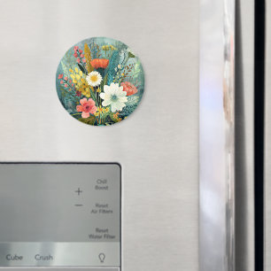 Kleurrijk Lentebouquet Magneet
