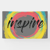 Kleurrijk, leuk, modern, levendig en cool design I Spandoek (Horizontaal)