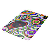 Kleurrijk levendig abstractiepatroon badmat (Gekanteld)