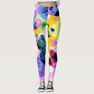 Kleurrijk levendig ontwerp leggings