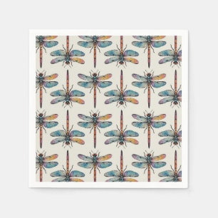 Kleurrijk Libel Patroon Servet