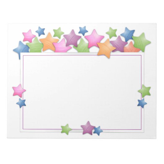  kleurrijk Lijst Notitieblok (Voorkant)