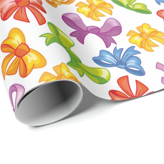 Kleurrijk lint inpakpapier (Rol Hoek)