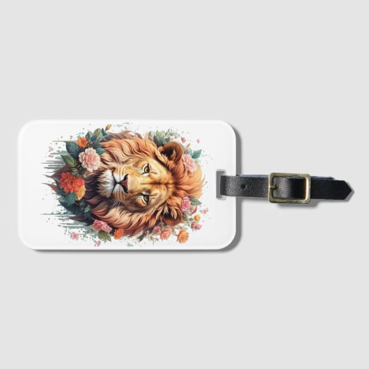 Kleurrijk Lion King Bagagelabel (Voorkant (horizontaal))