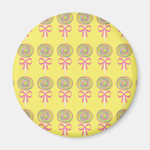 Kleurrijk lolly-patroon magneet