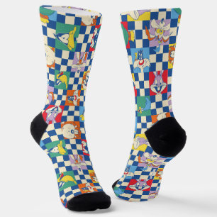 Kleurrijk LOONEY TUNES™ Checker Toss Patroon Sokken
