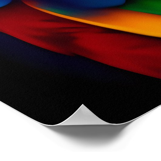 Kleurrijk Macaw Parrot Poster voor vogelschilderen (Hoek)