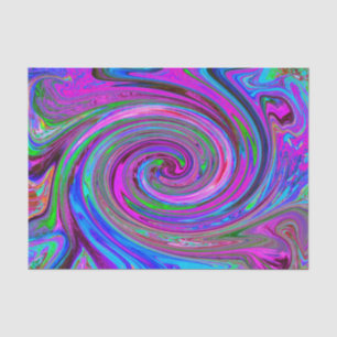 Kleurrijk magenta wervelkolom Abstract ontwerp Tissuepapier