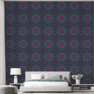 kleurrijk mandala behang