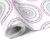 kleurrijk mandala cadeaupapier (Rol Hoek)