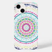 kleurrijk mandala Case-Mate iPhone case (Achterkant)
