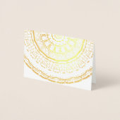 kleurrijk mandala folie kaarten (Voorkant)