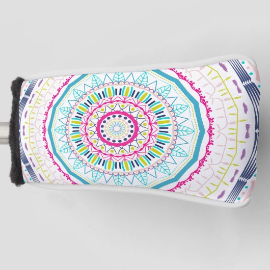 kleurrijk mandala golfheadcover (Voorkant)