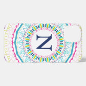 kleurrijk mandala iPhone hoesje (Achterkant horizontaal)