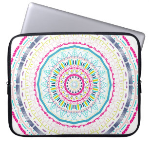 kleurrijk mandala laptop sleeve