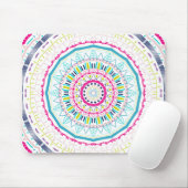 kleurrijk mandala muismat (Met muis)