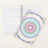kleurrijk mandala notitieboek (Binnen)
