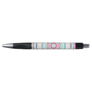 kleurrijk mandala pen