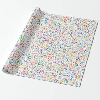 Kleurrijk mandala verpakkingspapier cadeaupapier