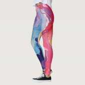 Kleurrijk marmer leggings (Links)